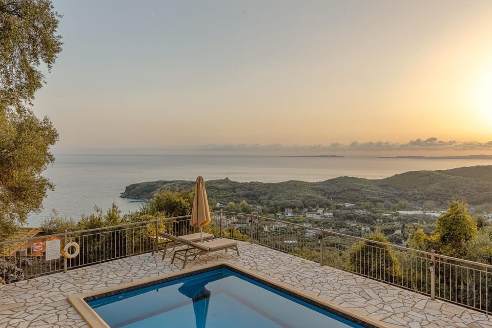 Nearby landmark, Day, Natural landscape, Mountain view, Pool view, Sea view, Swimming pool, Sunrise, Sunset