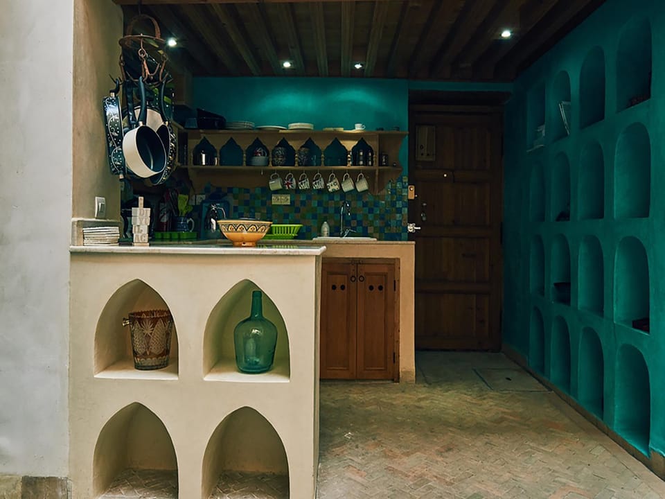 Property building, kitchen