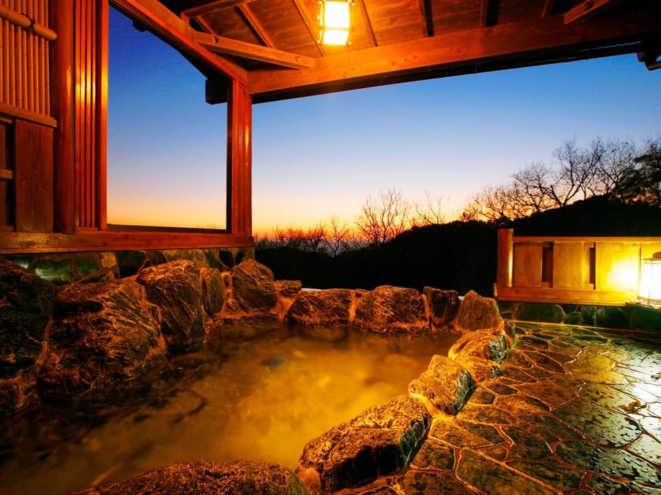 Sunset, Open Air Bath