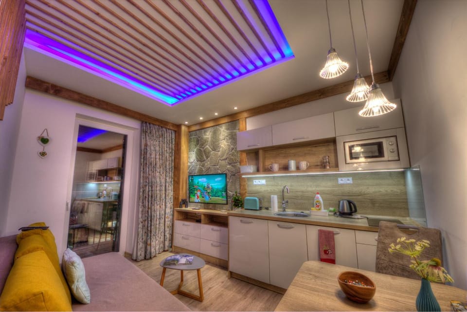 Kitchen or kitchenette, Living room