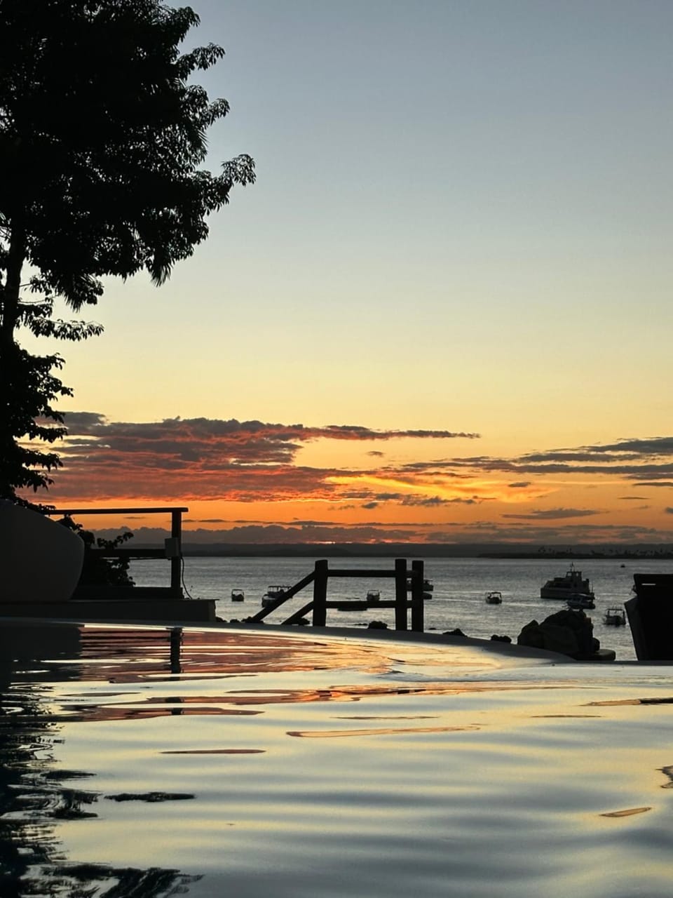 Natural landscape, Sea view, Sunset