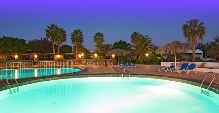 Night, Swimming pool