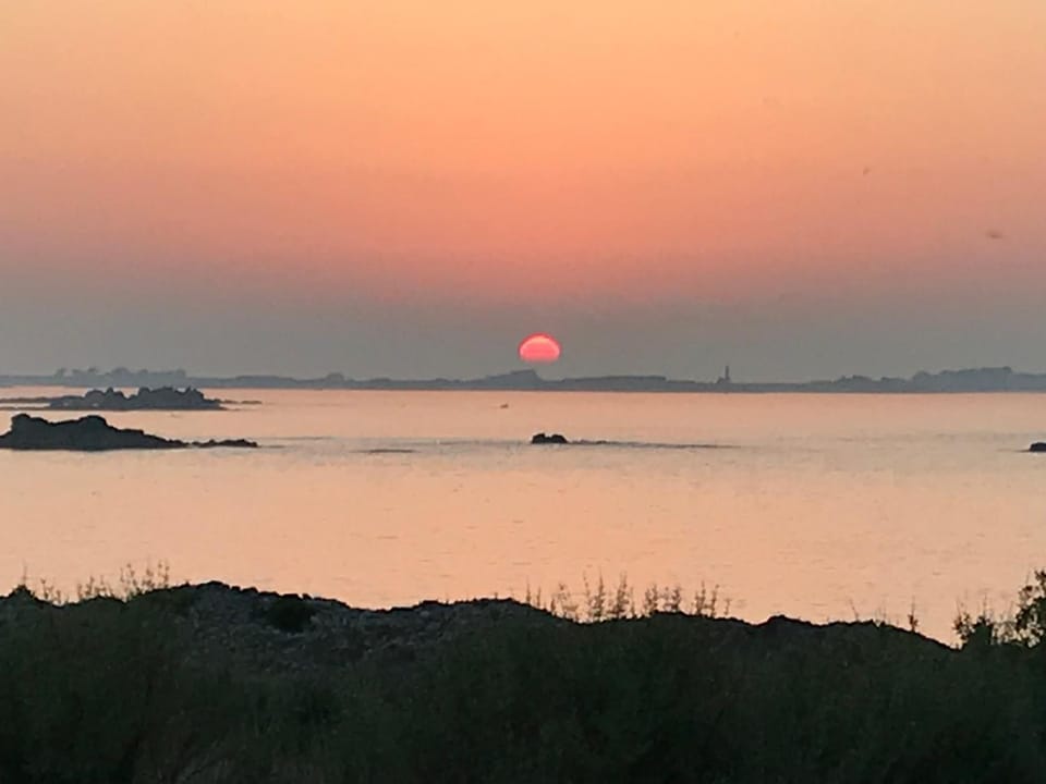 Natural landscape, Beach, Sunset