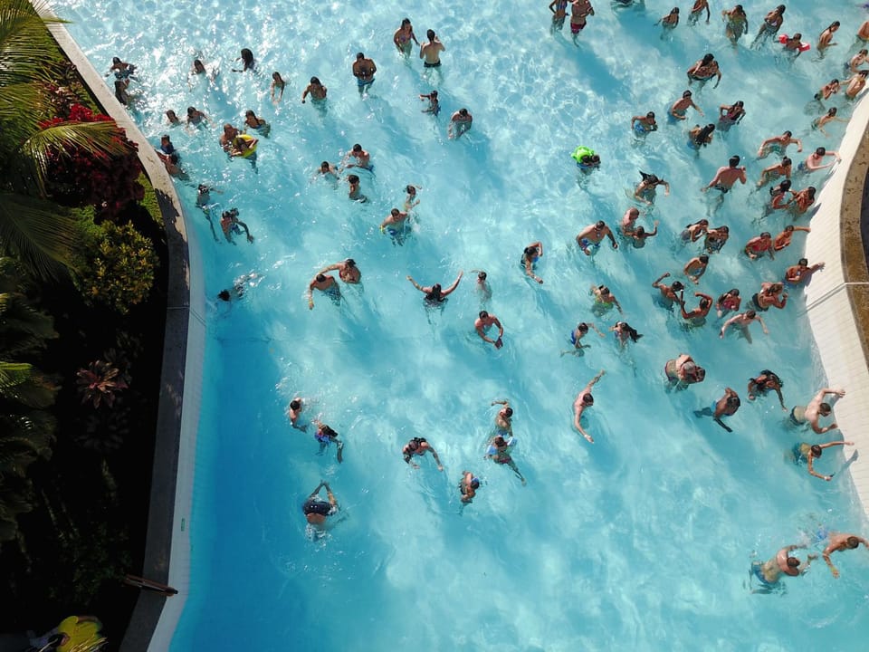Aqua park, Swimming pool