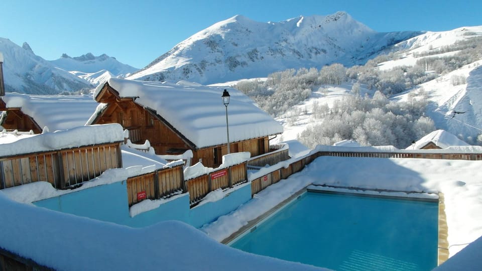Facade/entrance, Winter, View (from property/room), Swimming pool, Swimming pool