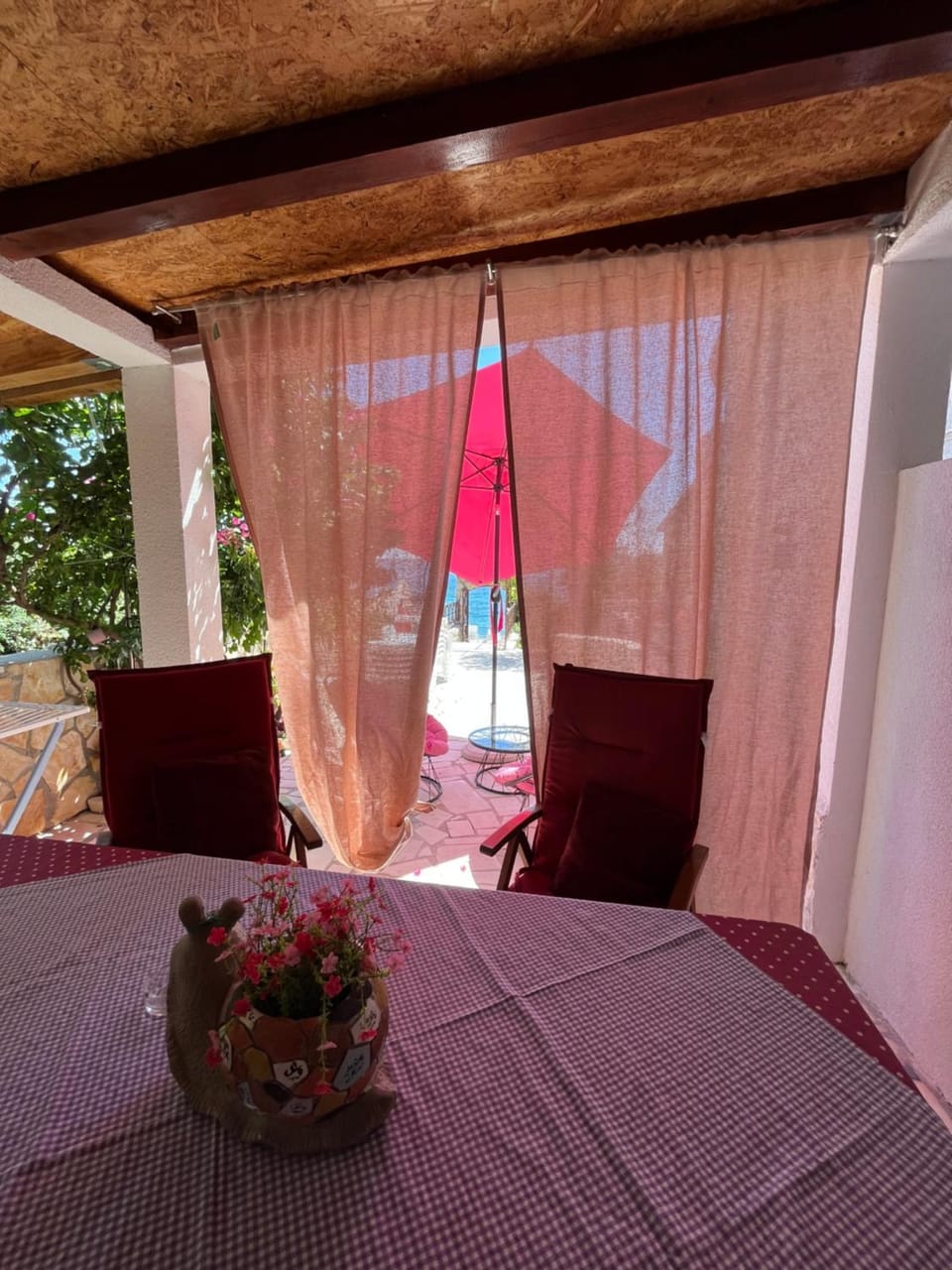 Patio, Day, Natural landscape, View (from property/room), Balcony/Terrace, Dining area