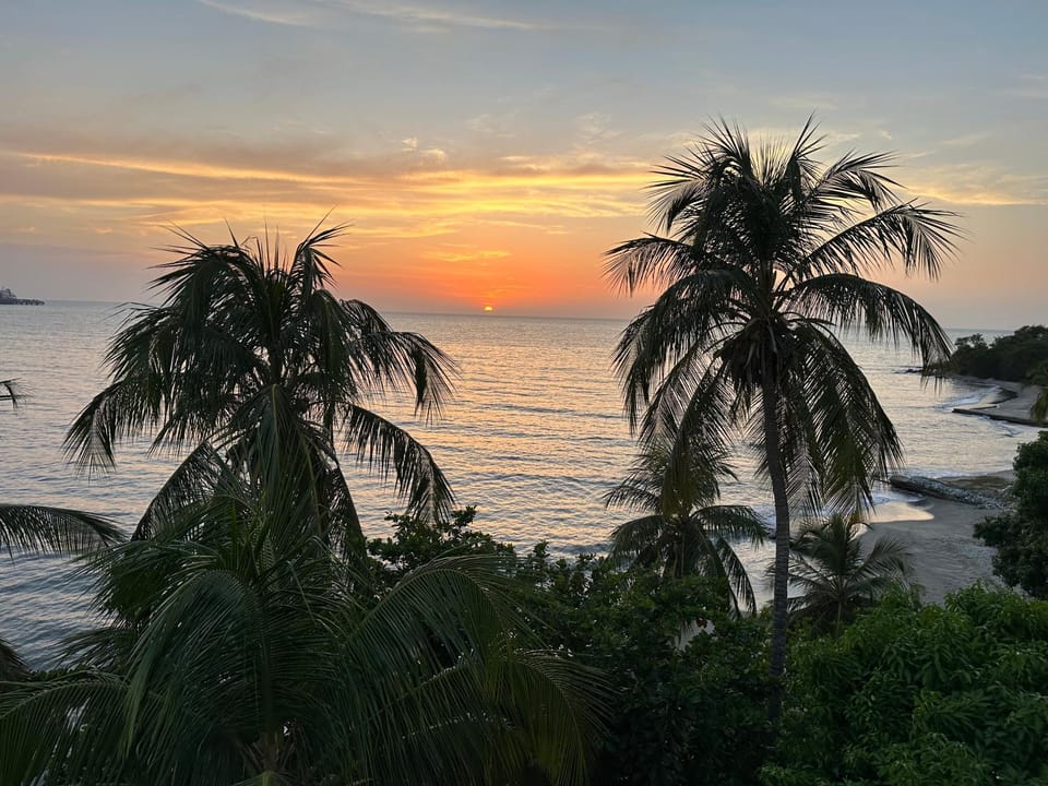 Sea view, Sunset