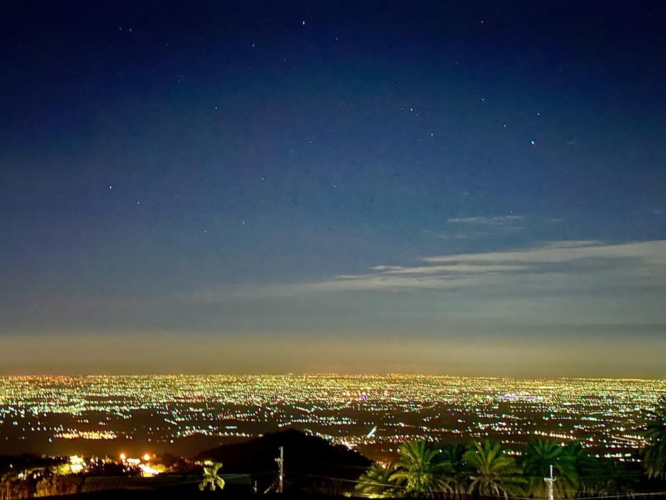 Night, Bird's eye view, City view