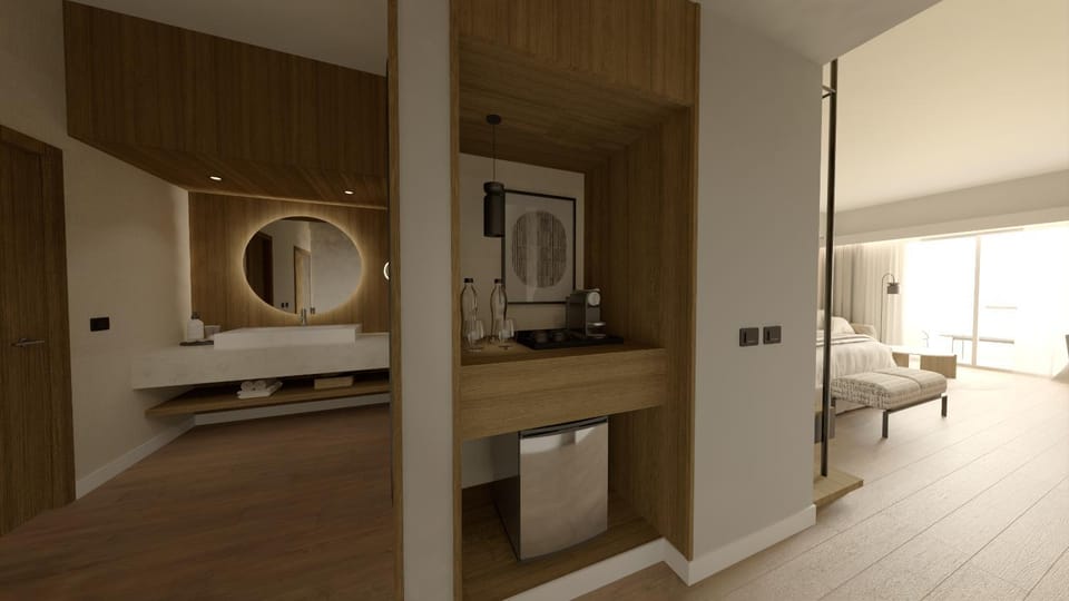 Bed, Photo of the whole room, Bedroom, hair dresser