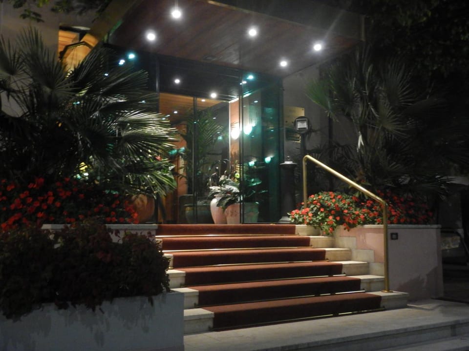 Facade/entrance, Night