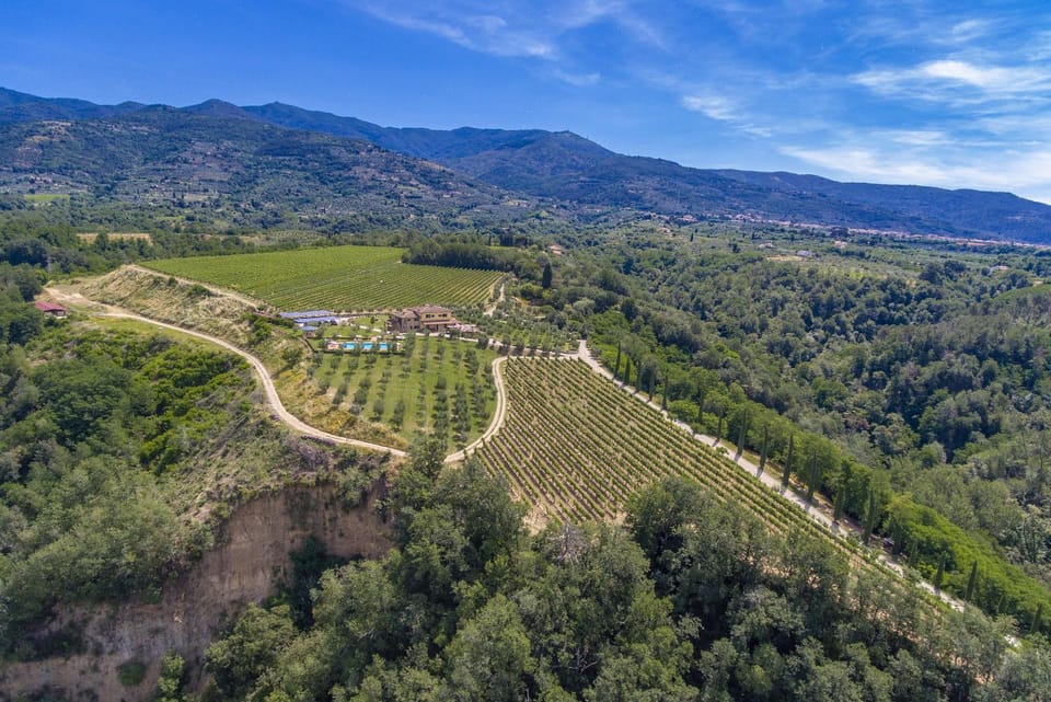 Property building, Bird's eye view, View (from property/room), Mountain view
