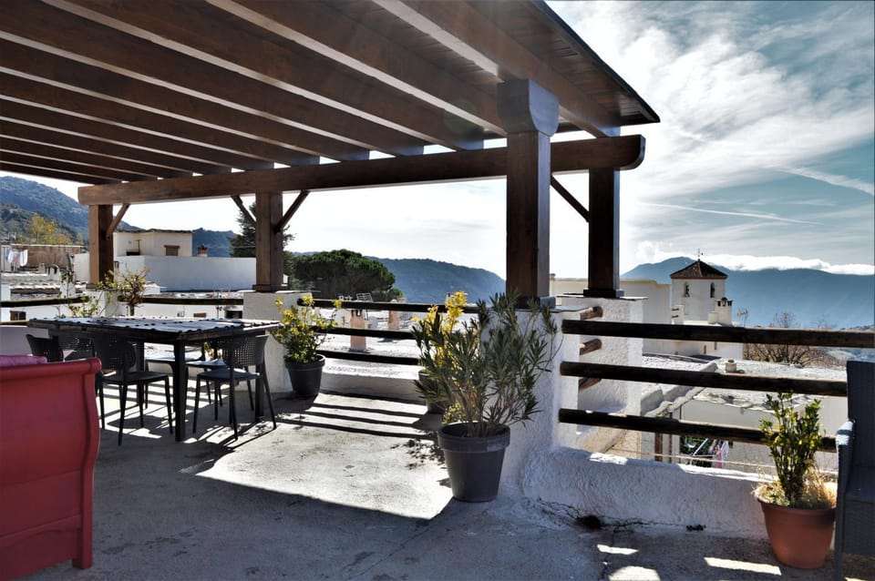 Property building, Natural landscape, View (from property/room), Balcony/Terrace, Mountain view, Sunrise, Sunset, sunbed