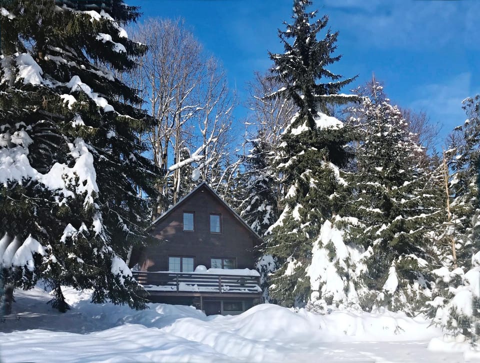 Facade/entrance, Off site, Winter, BBQ facilities, Sauna, Skiing, Balcony/Terrace, Pets, Mountain view, Family
