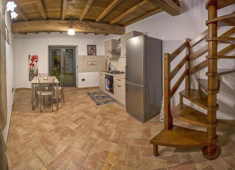 Kitchen or kitchenette, Living room, Seating area