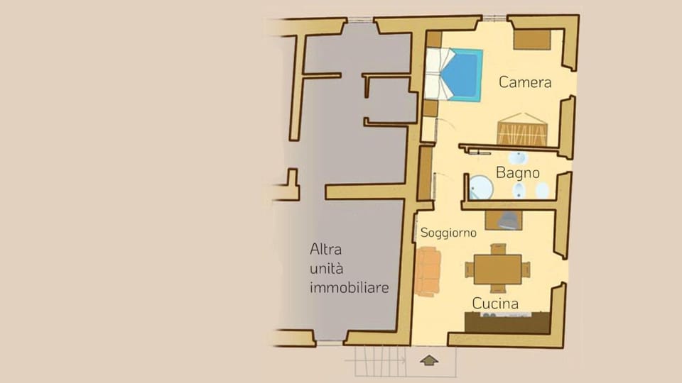 Appartamenti con cucina nelle colline toscane Apartment in Umbria