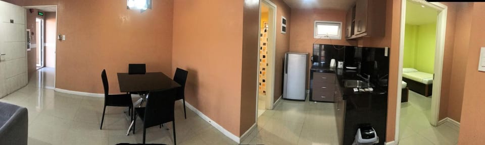 Bathroom, Kitchen or kitchenette, Living room, Dining area, Bedroom