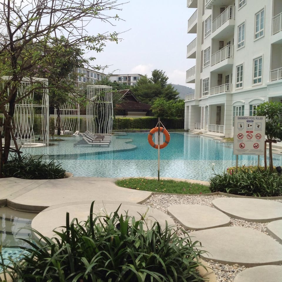 Property building, Pool view, Swimming pool