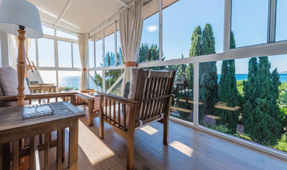 Balcony/Terrace, Garden view, Sea view