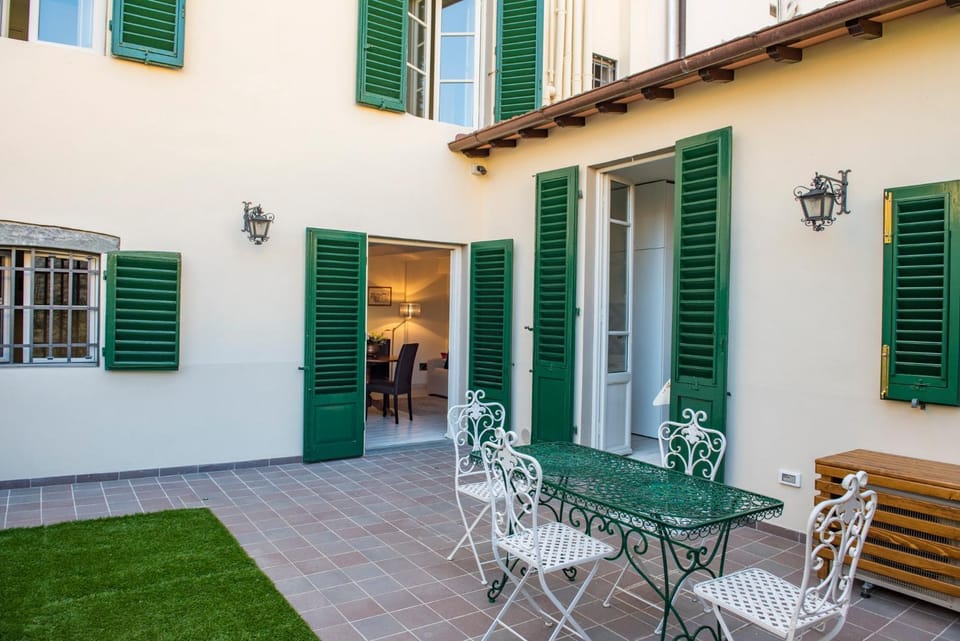 Property building, Patio, Facade/entrance, Garden, View (from property/room), Garden view