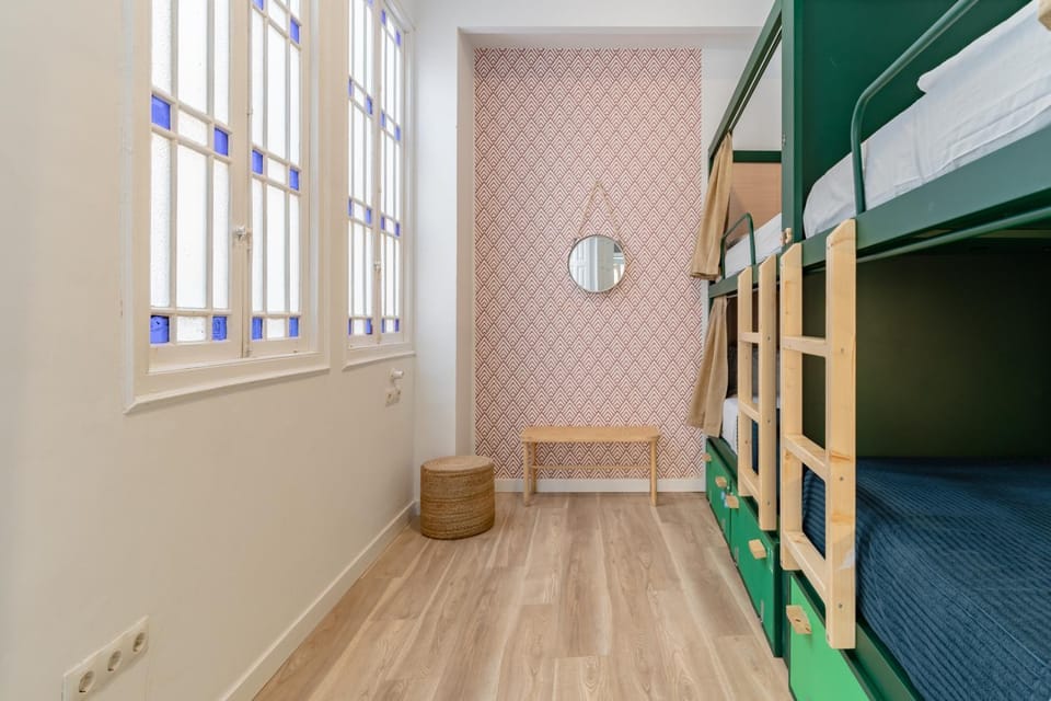 Photo of the whole room, bunk bed