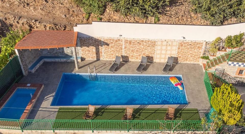 Pool view, sunbed