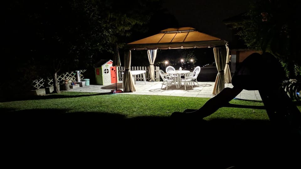 Night, Garden, Garden view