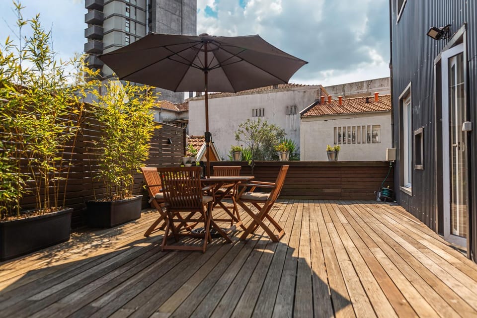 Property building, Patio, Day, View (from property/room), Balcony/Terrace