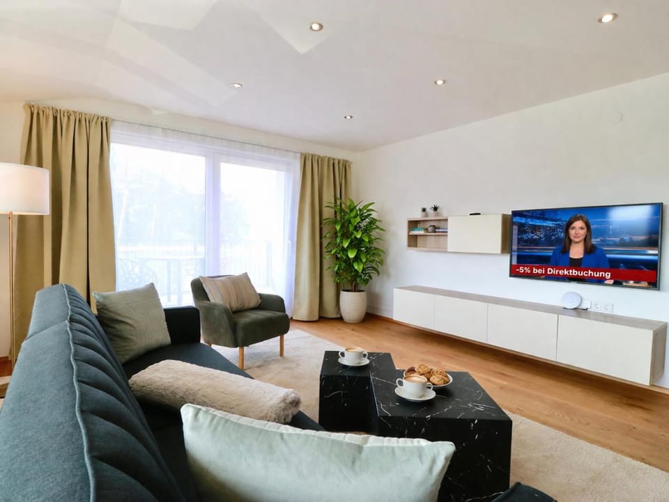 Day, Summer, TV and multimedia, View (from property/room), Living room