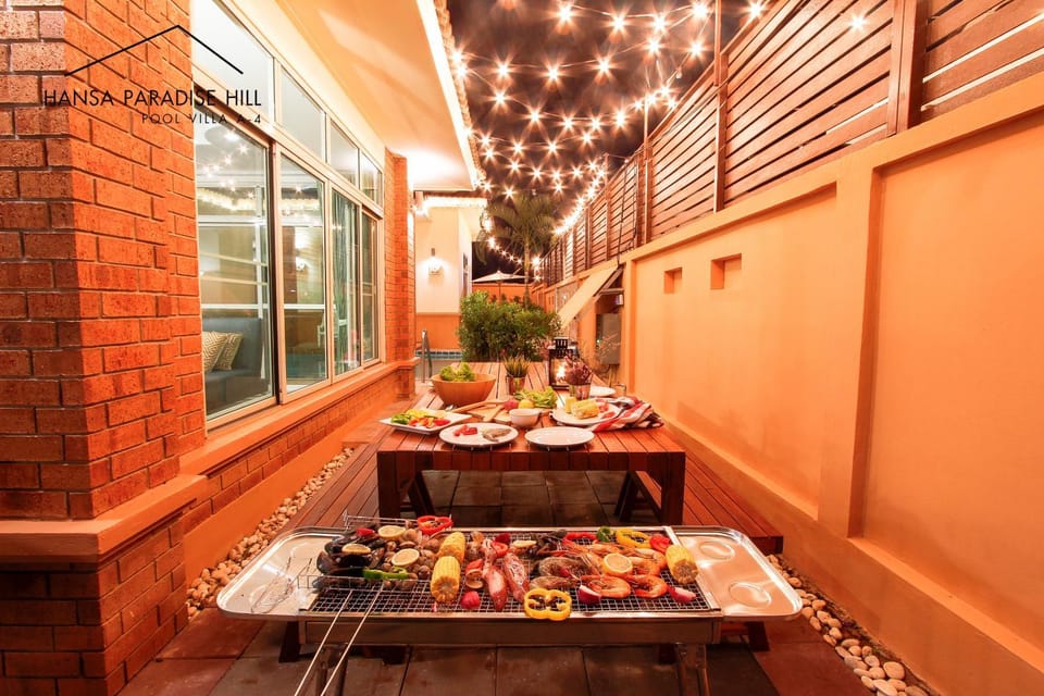 BBQ facilities, Balcony/Terrace, Balcony/Terrace, On site, Garden view, Pool view, Dinner, Dinner, Alcoholic drinks, Non alcoholic drinks