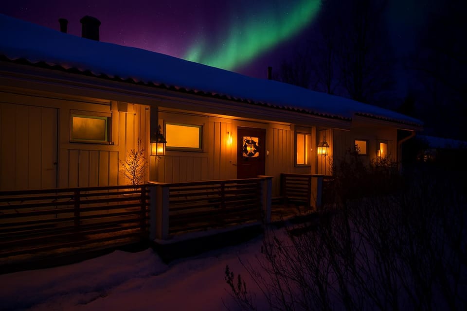 Facade/entrance, Off site, Night, Winter