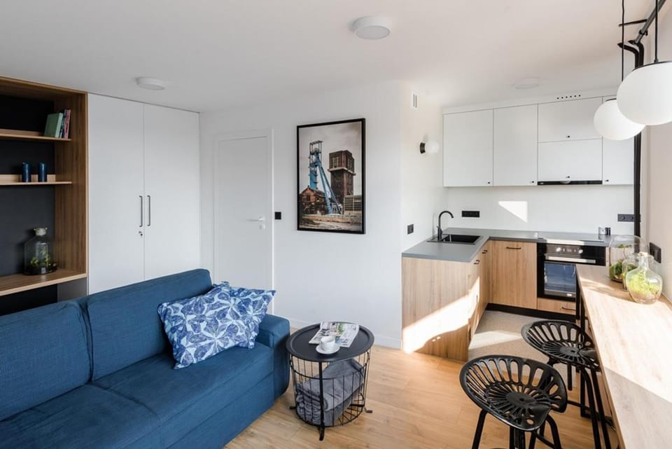 Kitchen or kitchenette, Living room, Dining area