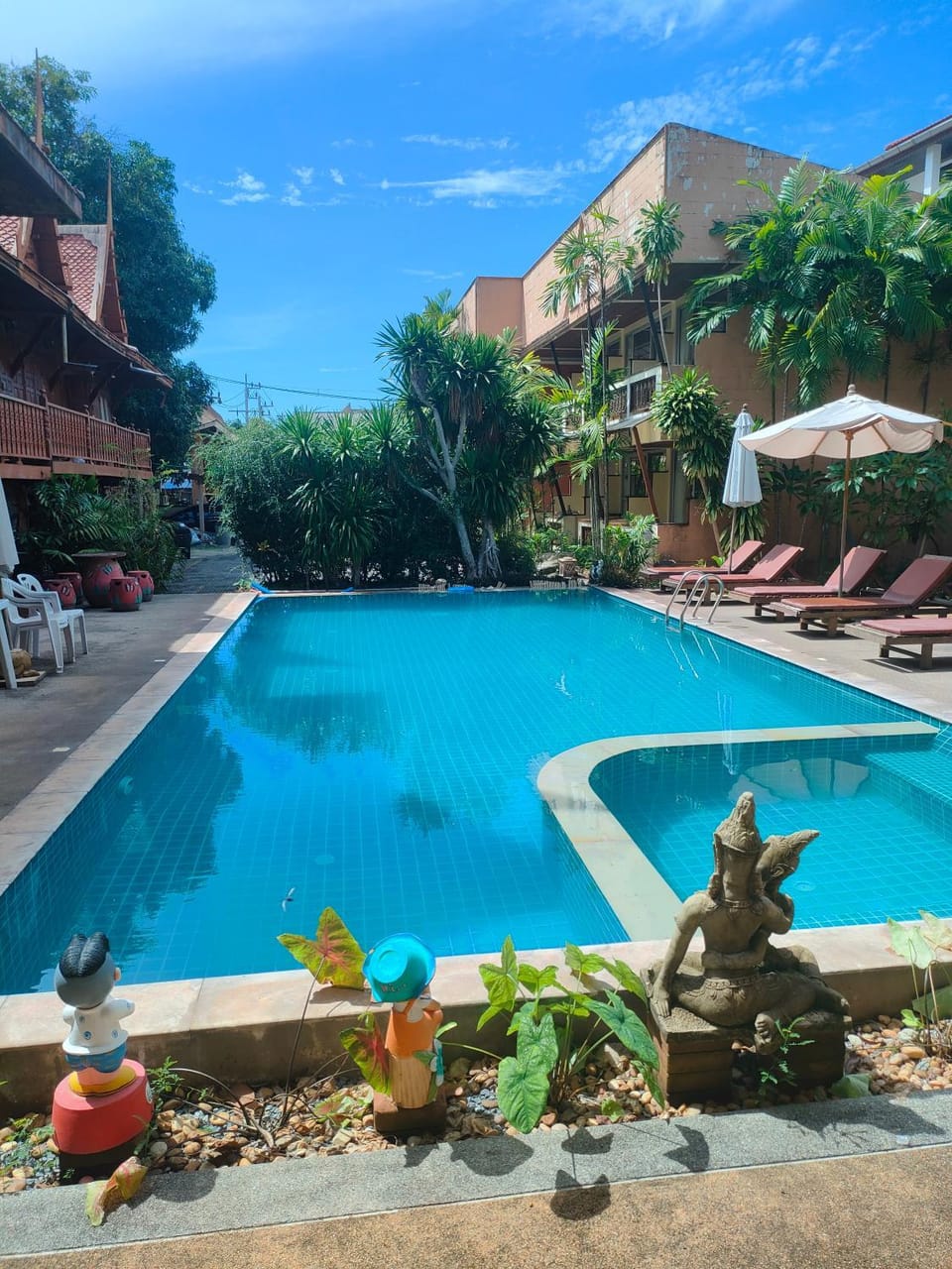 Pool view, Swimming pool