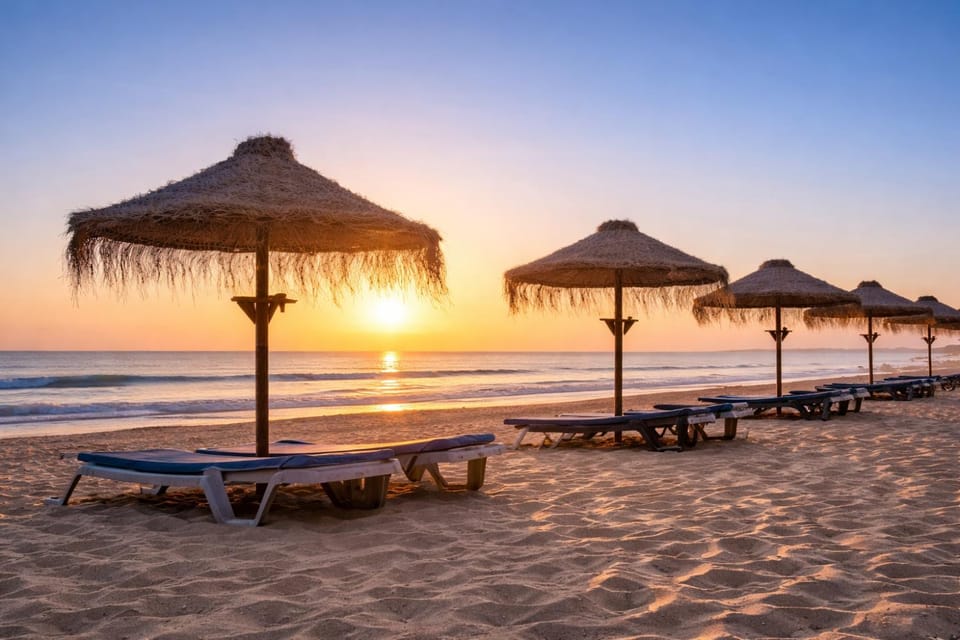 Spring, Natural landscape, Beach, Beach, Sea view, Sunset
