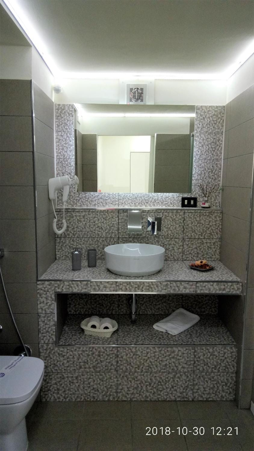 Shower, Toilet, Area and facilities