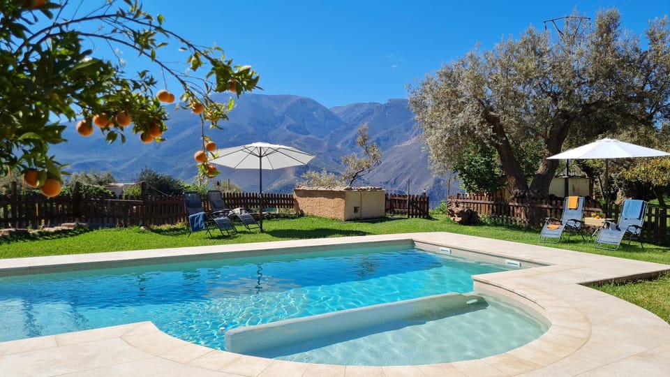 Solarium, Garden view, Mountain view, Swimming pool, sunbed