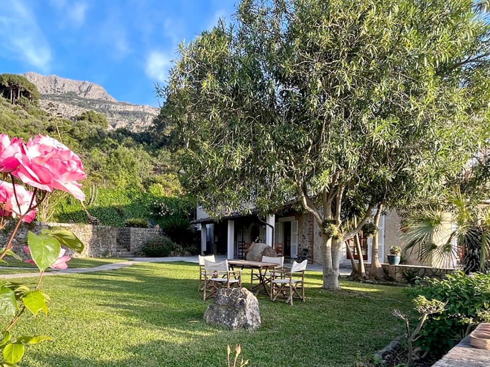 Property building, Natural landscape, Garden, Mountain view