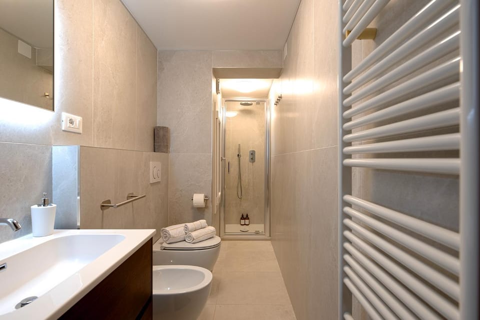 Shower, Toilet, Bathroom, bidet, towels