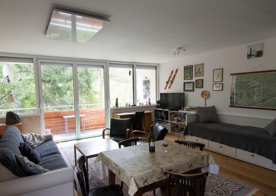 Library, Balcony/Terrace, Living room, Seating area, Dining area