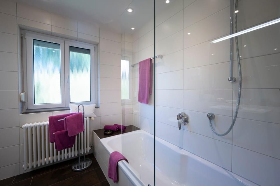Bathroom, Living room