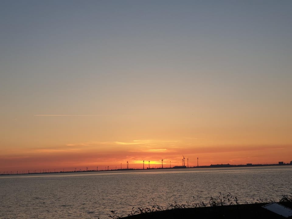 Sea view, Sunset