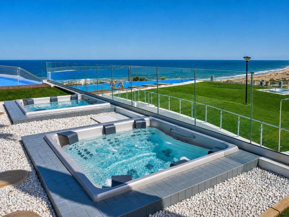 Hot Tub, Pool view, Sea view, Swimming pool
