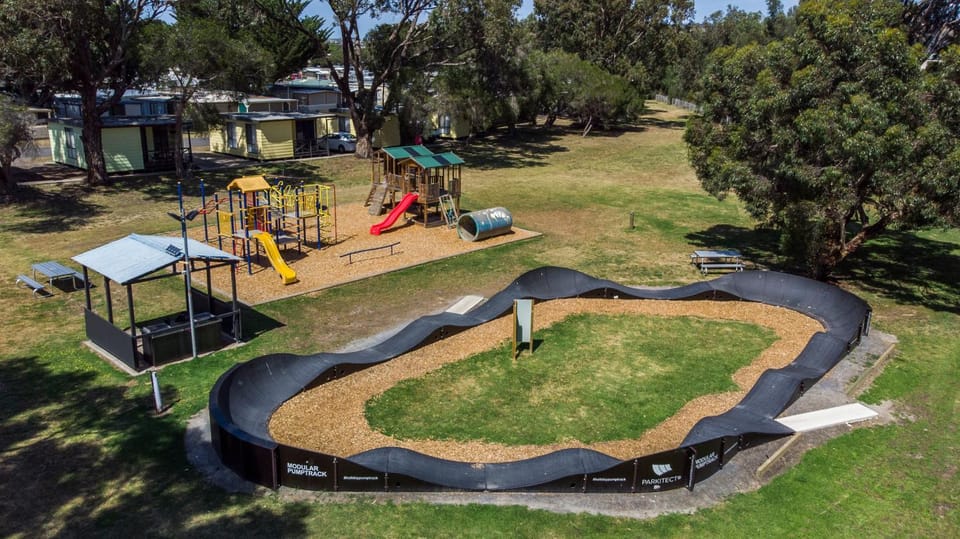 Children play ground, Cycling