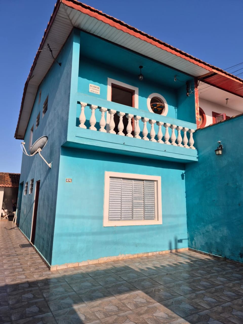 Casa Azul no Centro Ilha Comprida House in State of São Paulo
