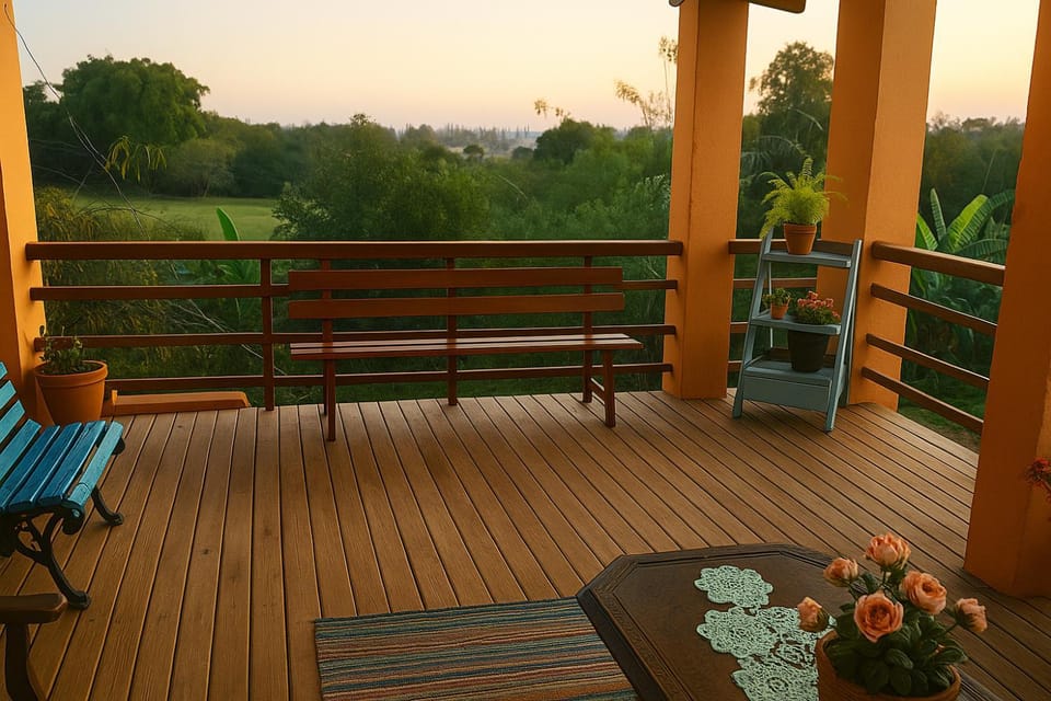 Natural landscape, Garden, View (from property/room), Garden view