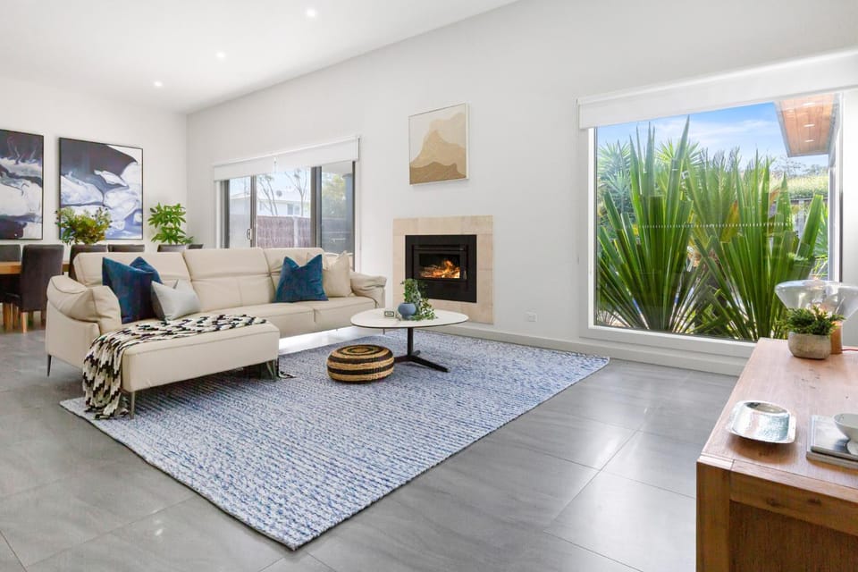 Living room, Dining area, flat iron
