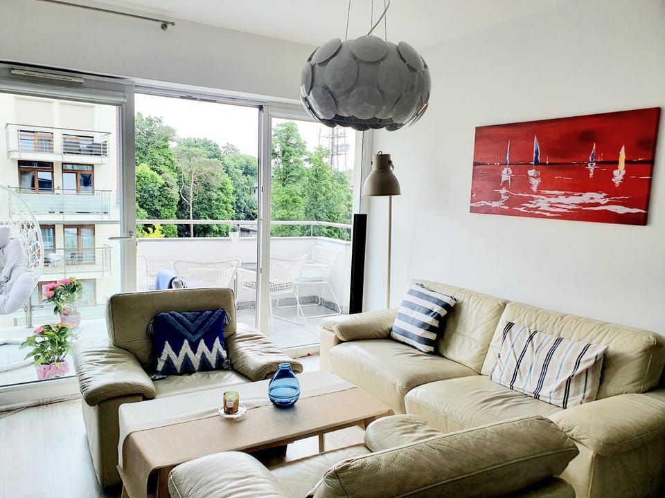 Stella Baltic big terrace 3 Zimmer frei parking Apartment in Swinoujscie