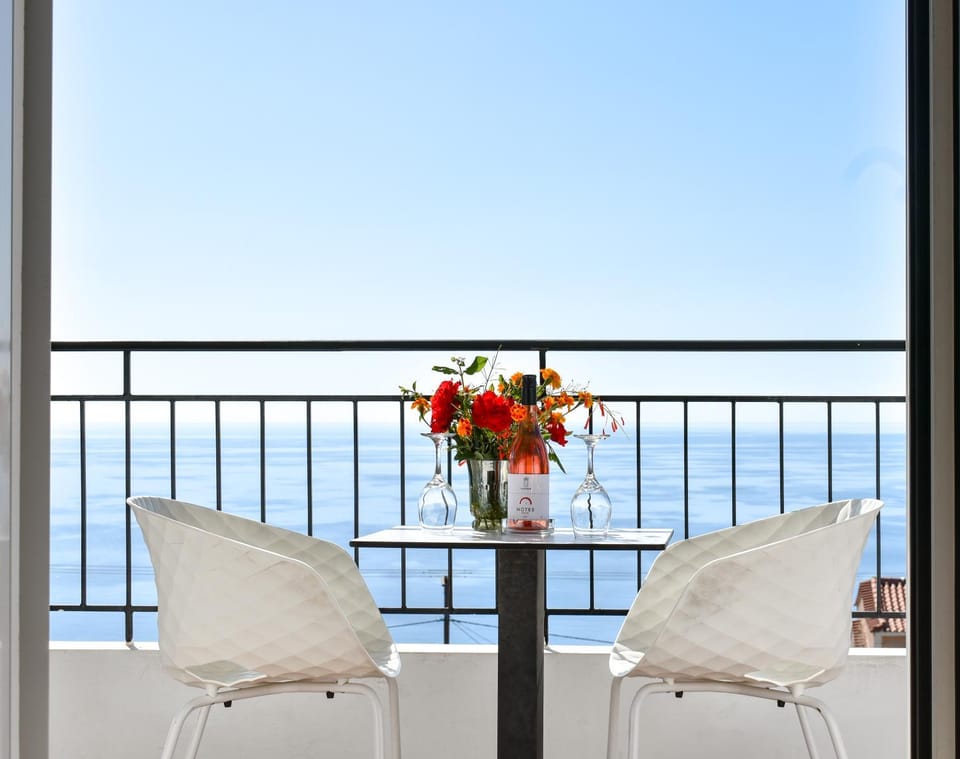 Natural landscape, View (from property/room), Balcony/Terrace, Sea view
