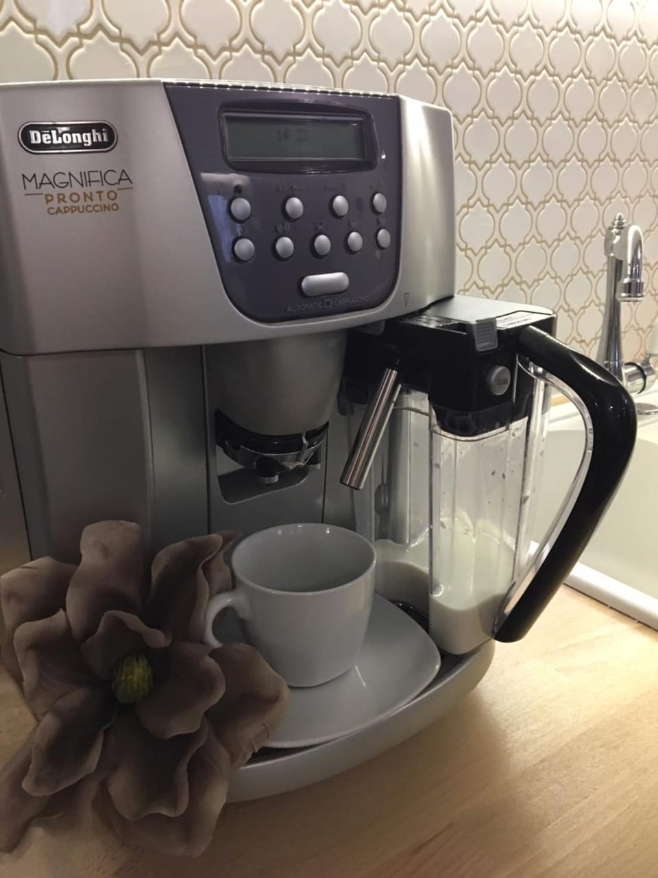 Coffee/tea facilities, Kitchen or kitchenette, Decorative detail, Seating area