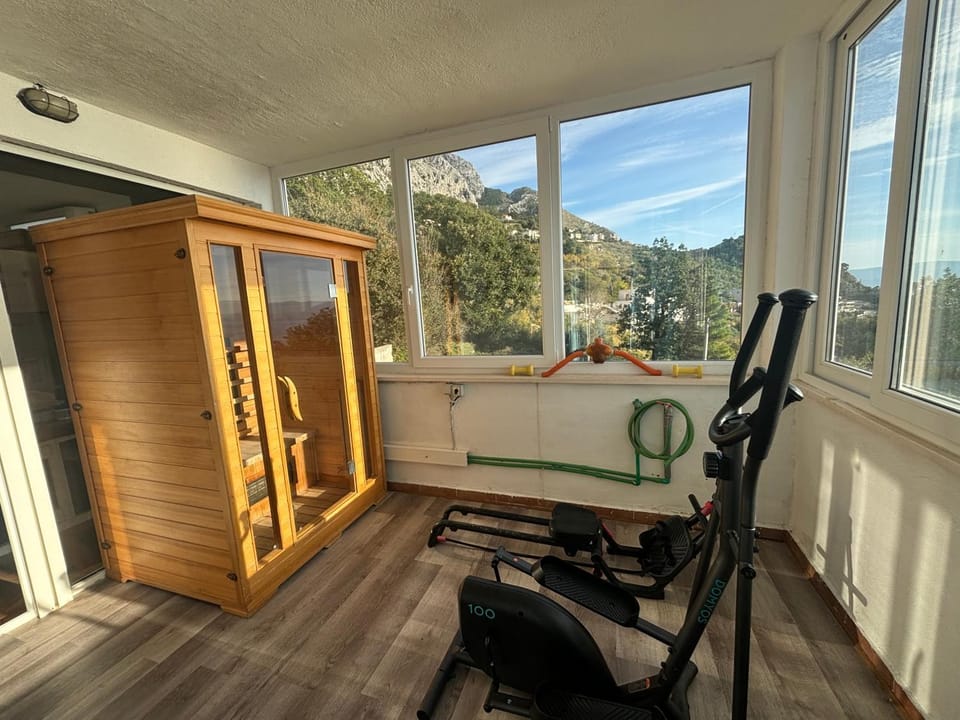 Sauna, View (from property/room), Mountain view, Sea view