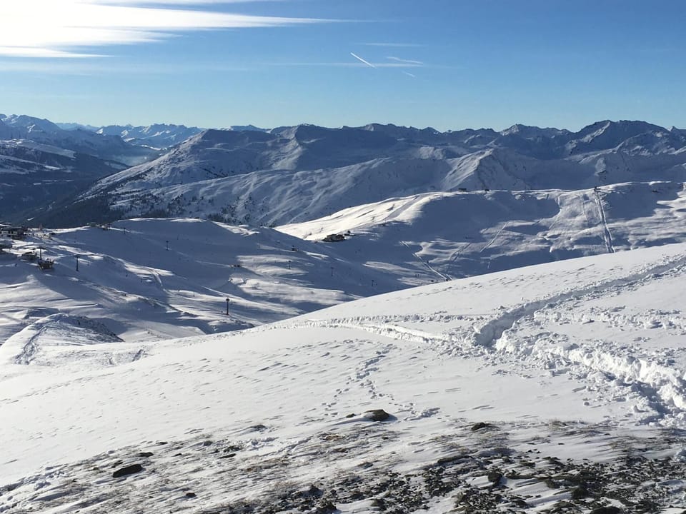 Winter, Skiing